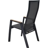 Lesli Living - Bistrostoel Amir - Zwart - 59,5x70x112cm