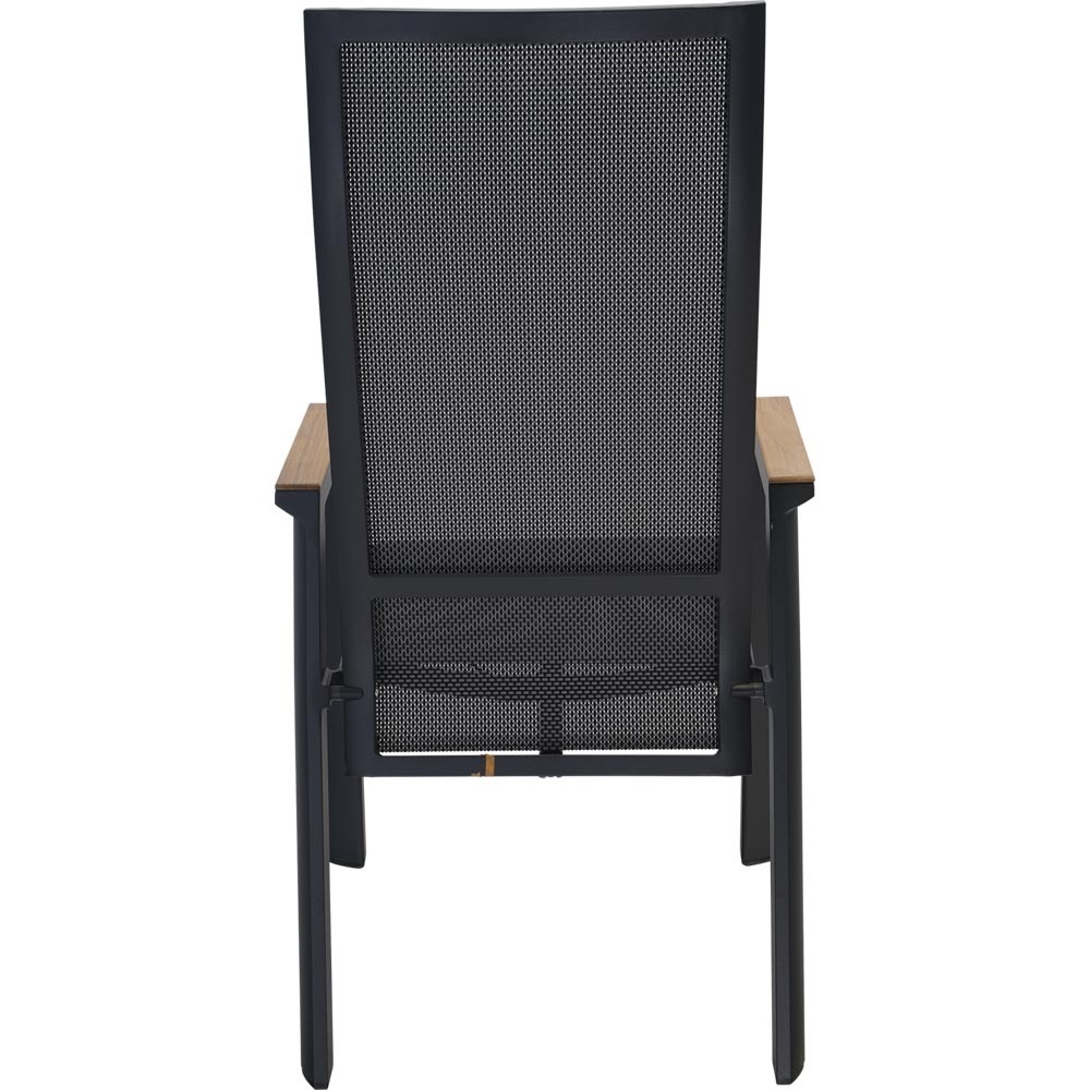 Lesli Living - Bistrostoel Amir - Zwart - 59,5x70x112cm