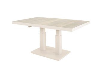 Lesli Living - Tuintafel Prato - Beige - 140x85x50cm
