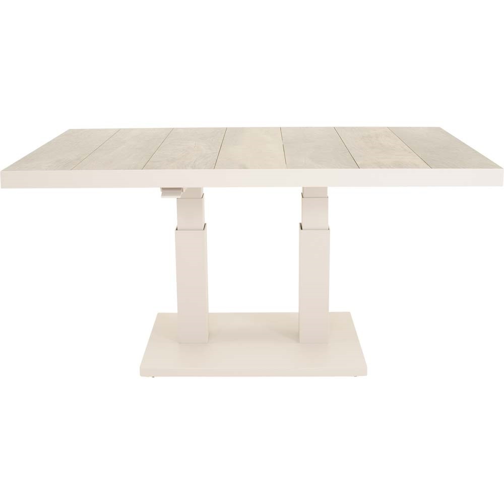 Lesli Living - Tuintafel Prato - Beige - 140x85x50cm