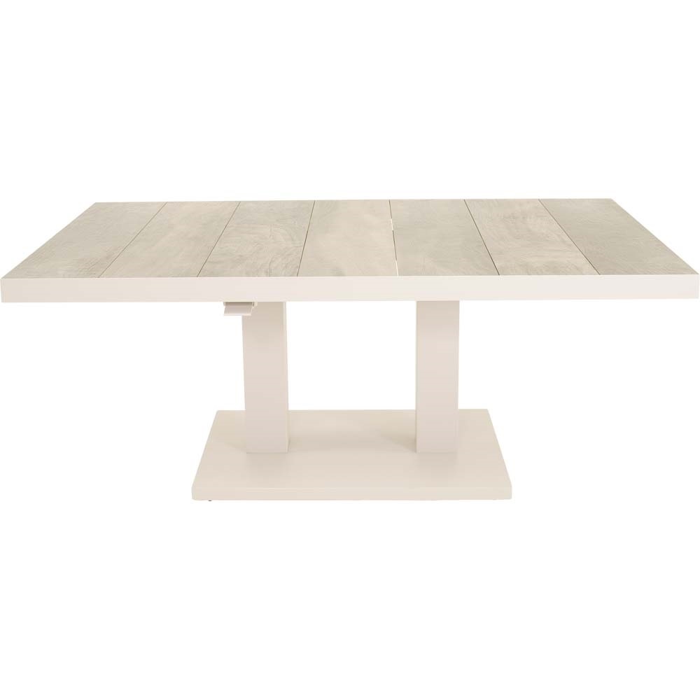 Lesli Living - Tuintafel Prato - Beige - 140x85x50cm