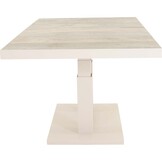 Lesli Living - Tuintafel Prato - Beige - 140x85x50cm