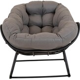 Lesli Living - Bistrostoel Cozy - Grijs - 97x117x82cm