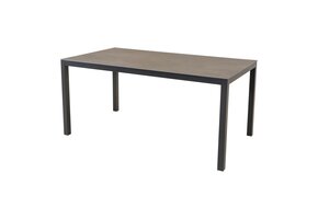 Lesli Living - Tuintafel Lagos - Grijs - 160x90cm