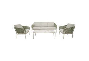 Lesli Living - Loungebank Zaya - Beige - 208x83x75cm