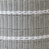 Lesli Living - Poef Saigon - Grijs - Ø41x40cm