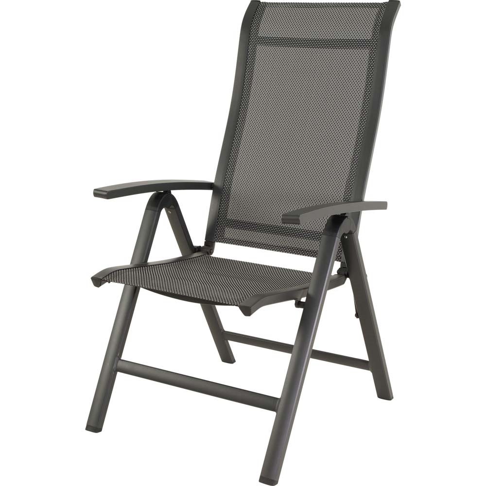 Lesli Living - Bistrostoel Hera - Antraciet - 61x67x113cm - Set van 2