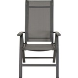 Lesli Living - Bistrostoel Hera - Antraciet - 61x67x113cm - Set van 2
