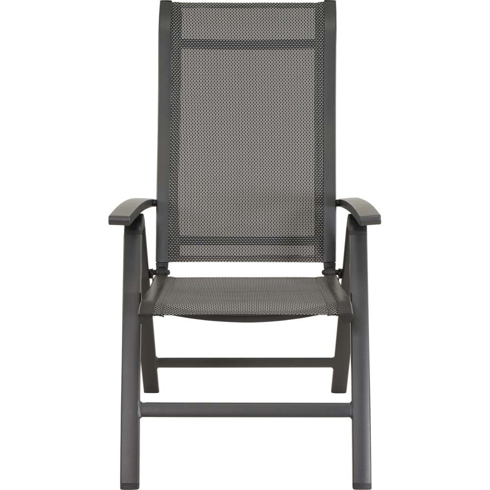 Lesli Living - Bistrostoel Hera - Antraciet - 61x67x113cm - Set van 2