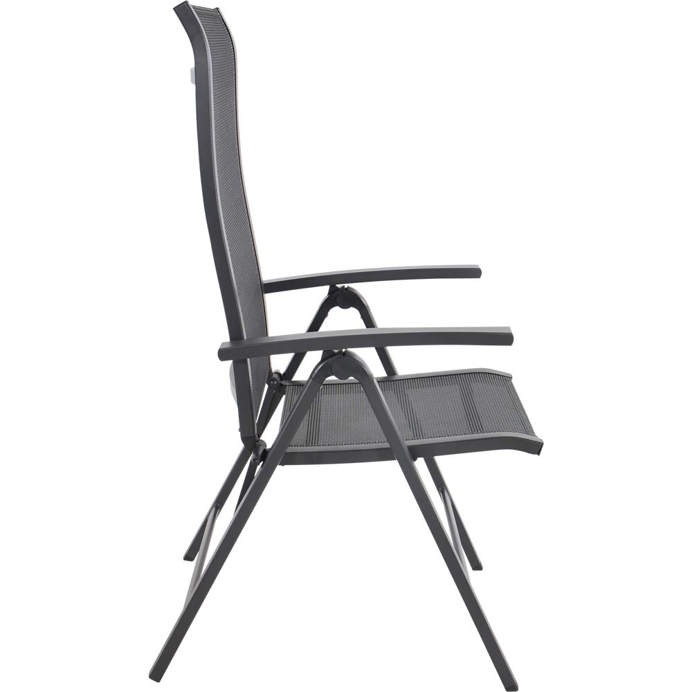 Lesli Living - Bistrostoel Hera - Antraciet - 61x67x113cm - Set van 2