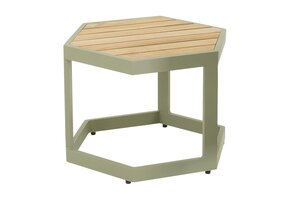 Lesli Living - Sidetable Esagono - Groen - 48x41,5x34cm