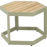 Lesli Living - Sidetable Esagono - Groen - 48x41,5x34cm