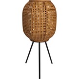 Lesli Living - Lantaarn Macy - Bruin - Ø32x66cm