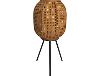 Lesli Living - Lantaarn Macy - Bruin - Ø32x66cm