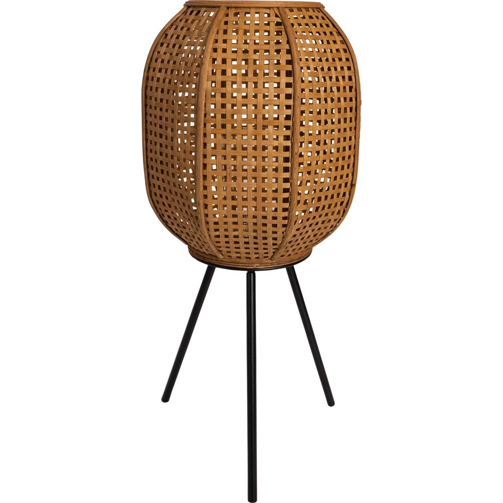 Lesli Living - Lantaarn Macy - Bruin - Ø32x66cm