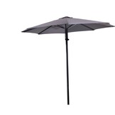 Lesli Living - Push-up parasol Libra - Grijs - Ø300cm