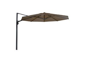 Lesli Living - Push-up parasol Virgo - Taupe - Ø350cm