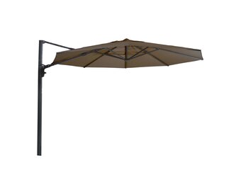 Lesli Living - Push-up parasol Virgo - Taupe - Ø350cm