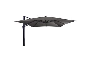 Lesli Living - Push-up parasol VirgoFlex - Antraciet - 300x300cm