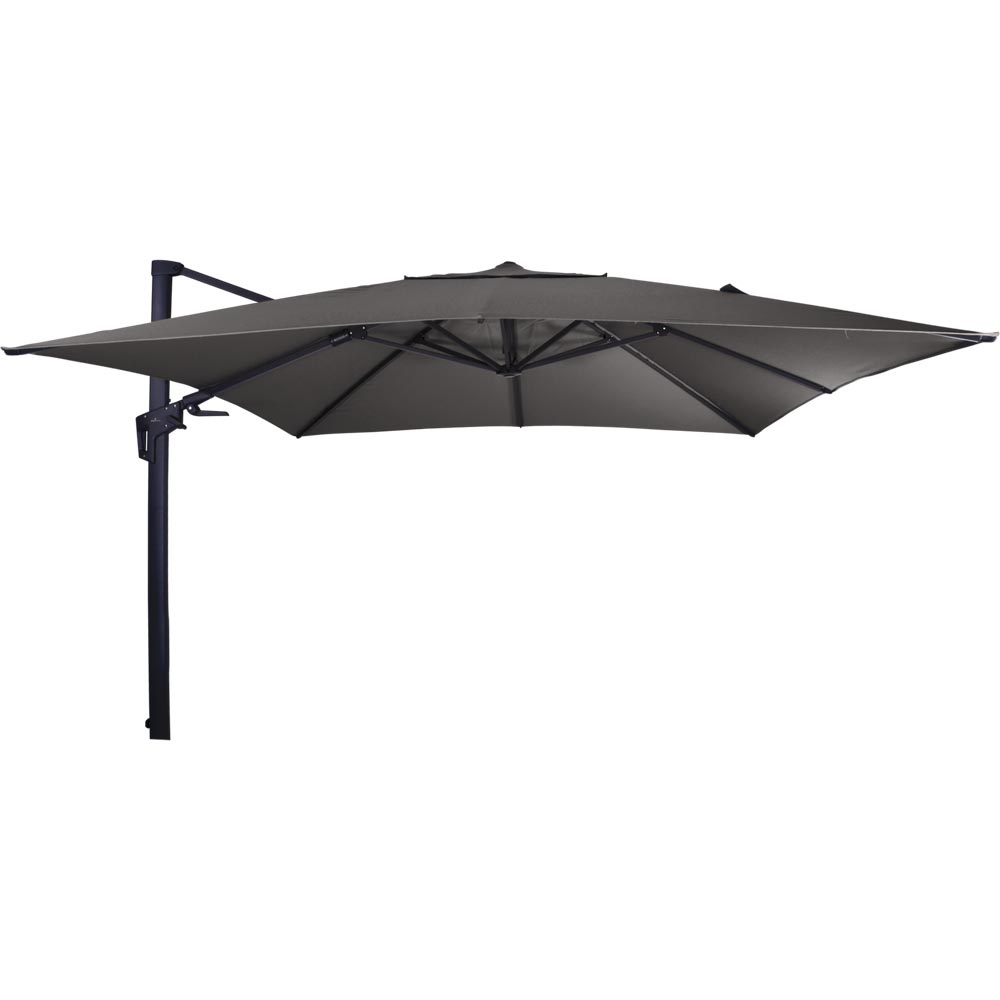 Lesli Living - Push-up parasol VirgoFlex - Antraciet - 300x300cm