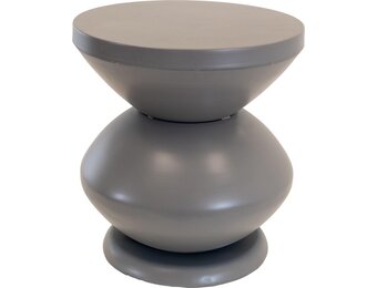 Lesli Living - Tuintafel Louis - Grijs - Ø35x37cm