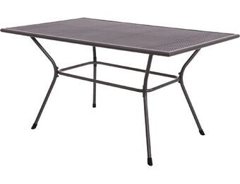 Lesli Living - Tuintafel Nordic - Grijs - 145x90x74,5cm