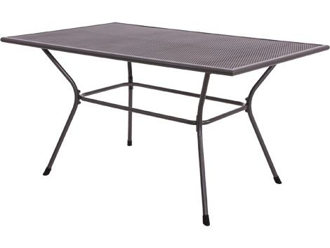 Lesli Living - Tuintafel Nordic - Grijs - 145x90x74,5cm