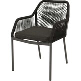 Lesli Living - Bistrostoel Akita - Zwart - 56x62x81cm