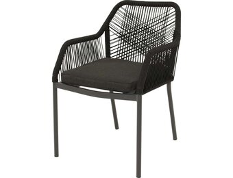 Lesli Living - Bistrostoel Akita - Zwart - 56x62x81cm