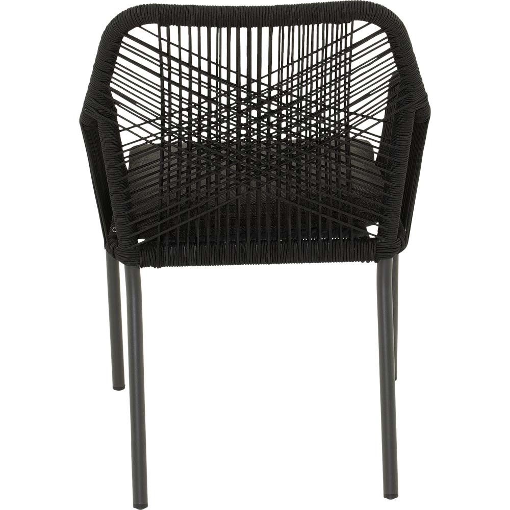 Lesli Living - Bistrostoel Akita - Zwart - 56x62x81cm