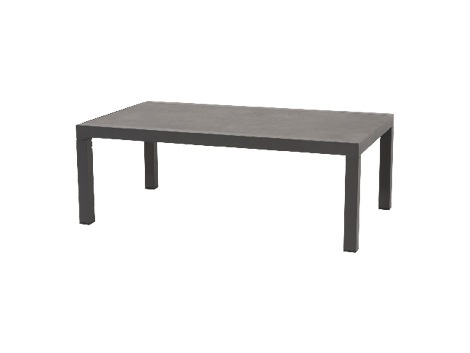 Lesli Living - Tuintafel Down - Grijs - 120x70x43cm
