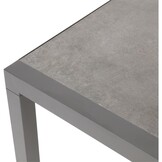 Lesli Living - Tuintafel Down - Grijs - 120x70x43cm