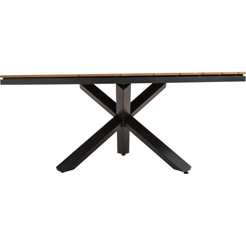 Lesli Living - Tuintafel Lontano - Zwart - 170x170x74cm