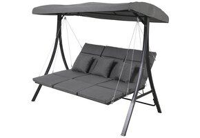 Lesli Living - Loveseat Madeira - Zwart - 200x114,5x168cm