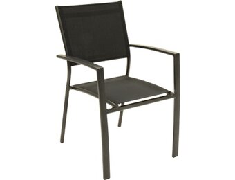 Lesli Living - Bistrostoel Prego - Antraciet - 58x56x88cm