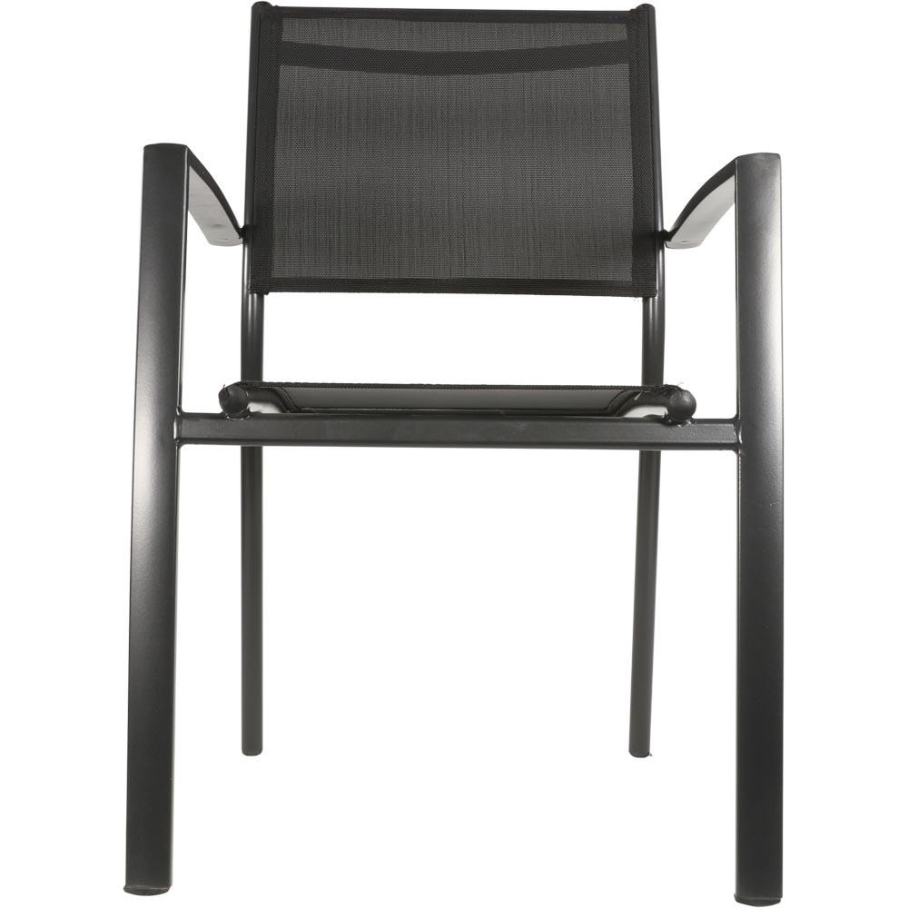 Lesli Living - Bistrostoel Prego - Antraciet - 58x56x88cm