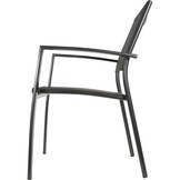 Lesli Living - Bistrostoel Prego - Antraciet - 58x56x88cm