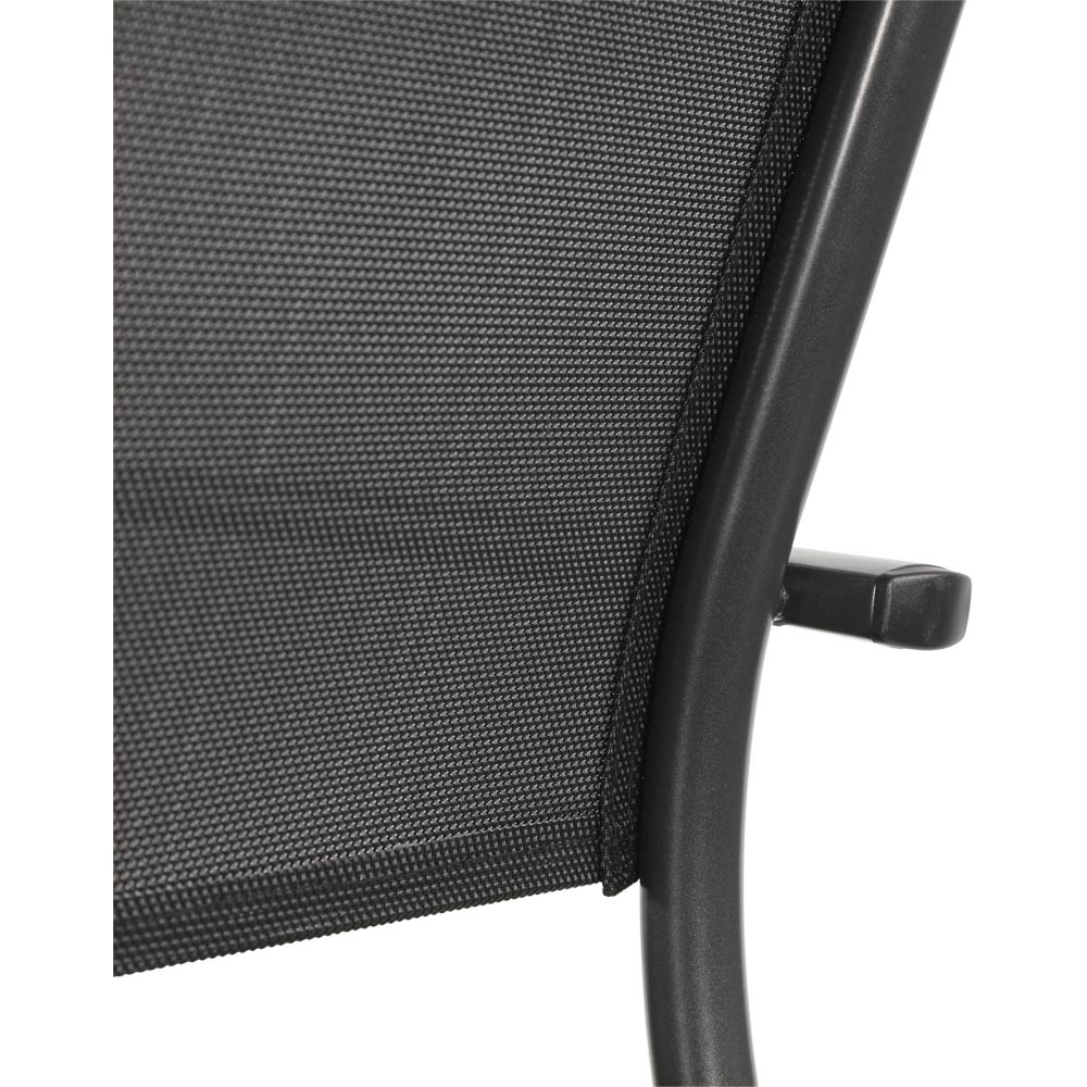 Lesli Living - Bistrostoel Prego - Antraciet - 58x56x88cm