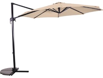 Lesli Living - Push-up parasol Libra - Beige - Ø300cm