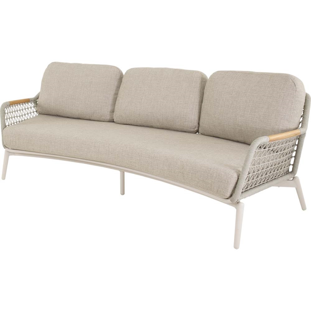 Lesli Living - Loveseat Marseille - Zwart - 230x103x77cm