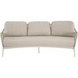 Lesli Living - Loveseat Marseille - Zwart - 230x103x77cm