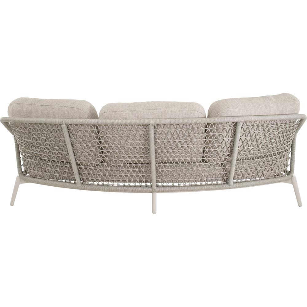 Lesli Living - Loveseat Marseille - Zwart - 230x103x77cm