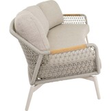 Lesli Living - Loveseat Marseille - Zwart - 230x103x77cm