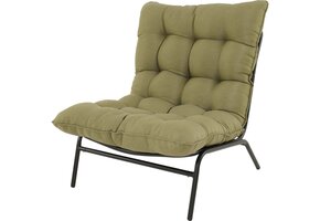 Lesli Living - Bistrostoel Zenzi - Groen - 70x86,5x77,5∕32cm