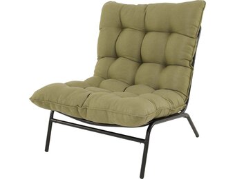 Lesli Living - Bistrostoel Zenzi - Groen - 70x86,5x77,5∕32cm