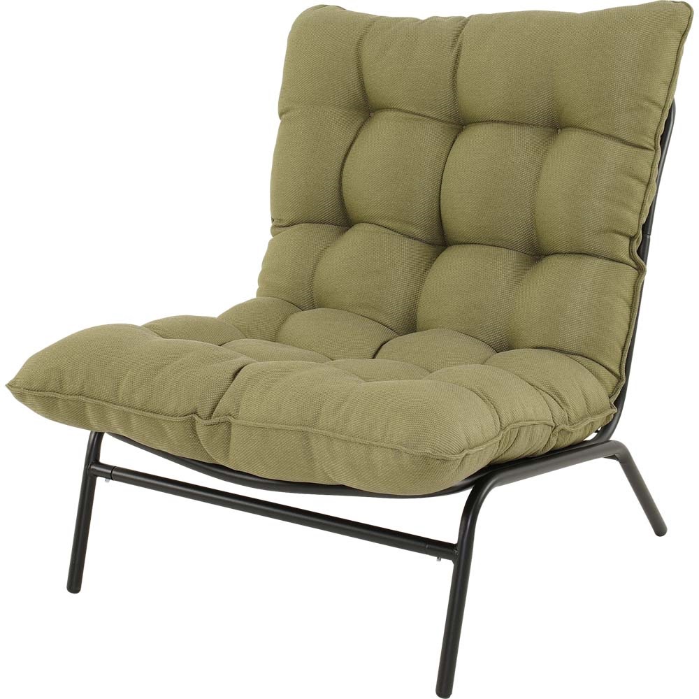 Lesli Living - Bistrostoel Zenzi - Groen - 70x86,5x77,5∕32cm