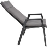 Lesli Living - Bistrostoel Amir - Grijs - 59,5x70x112cm