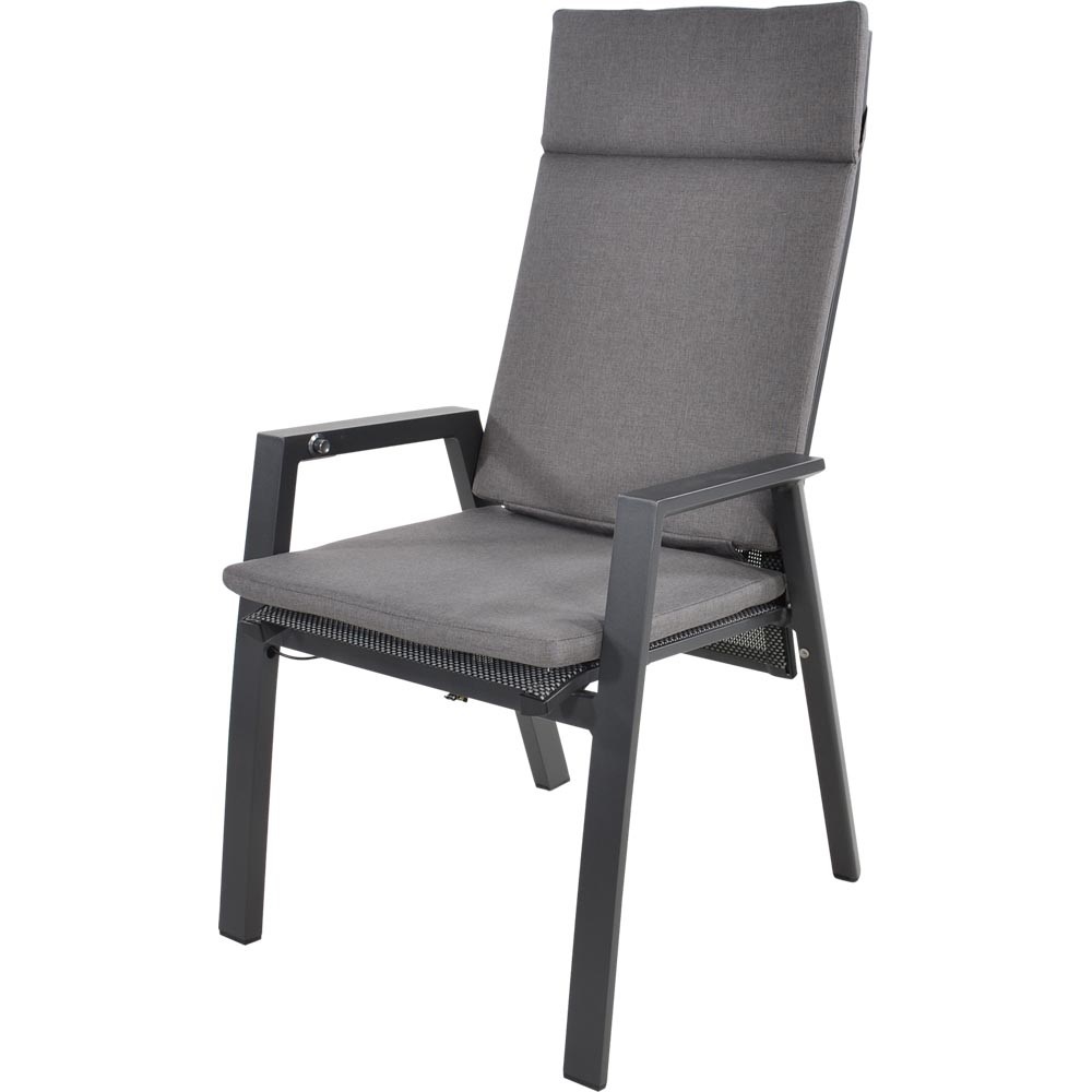 Lesli Living - Bistrostoel Amir - Grijs - 59,5x70x112cm