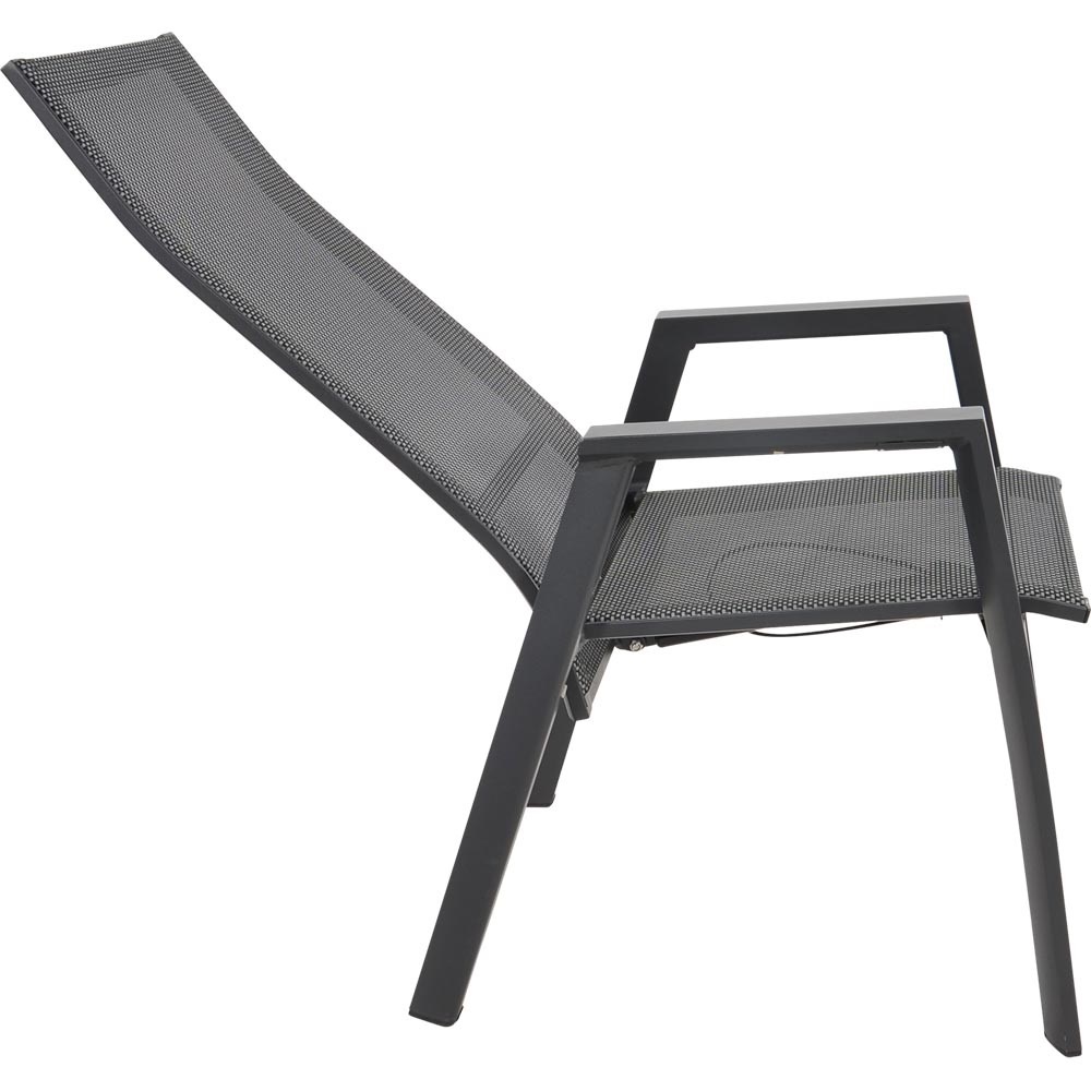 Lesli Living - Bistrostoel Amir - Grijs - 59,5x70x112cm