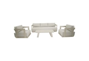 Lesli Living - Loungebank Makai - Beige - 229x86,5x62,5cm